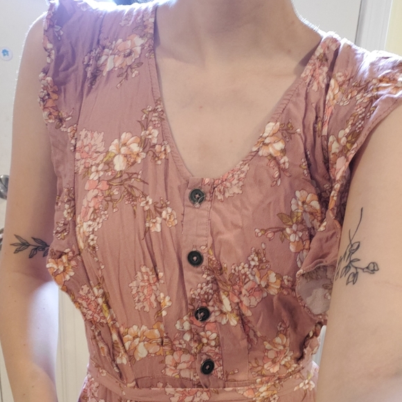 Boho floral jumpsuit - Picture 2 of 2